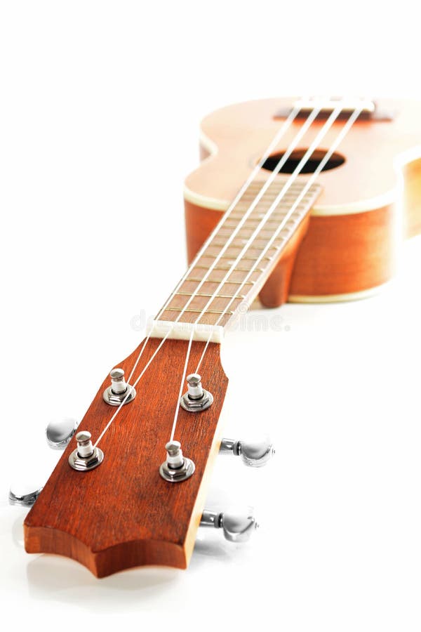 Wooden ukulele stock photo. Image of object, little, isolated 58833344