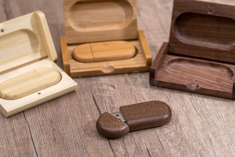 Wooden usb flash drive royalty free stock photos Wooden usb flash drive royalty free stock photos