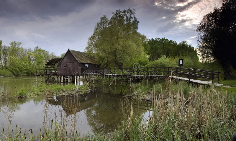 Wooden Watermill