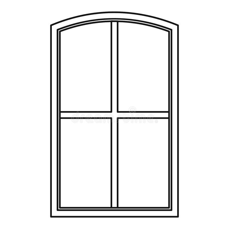 Window icon symbol design Royalty Free Vector Image