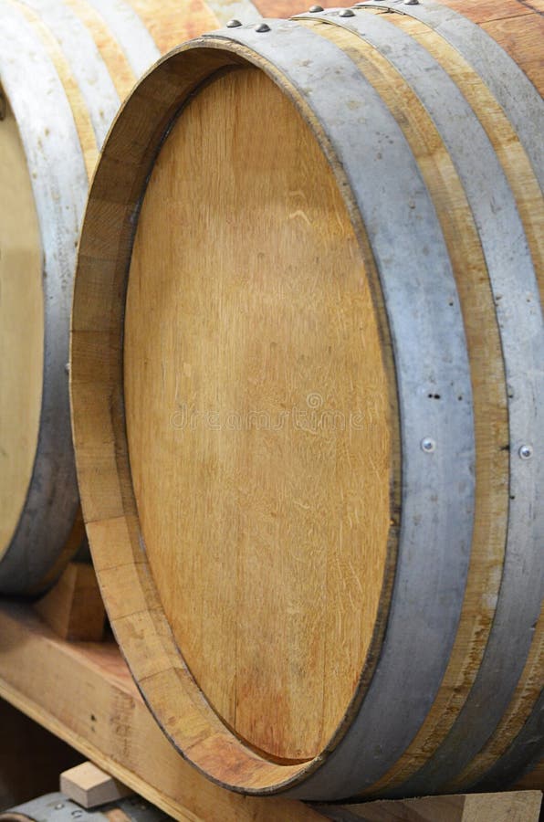 Wooden wine barrels stock image. Image of alcohol, antique 83236403