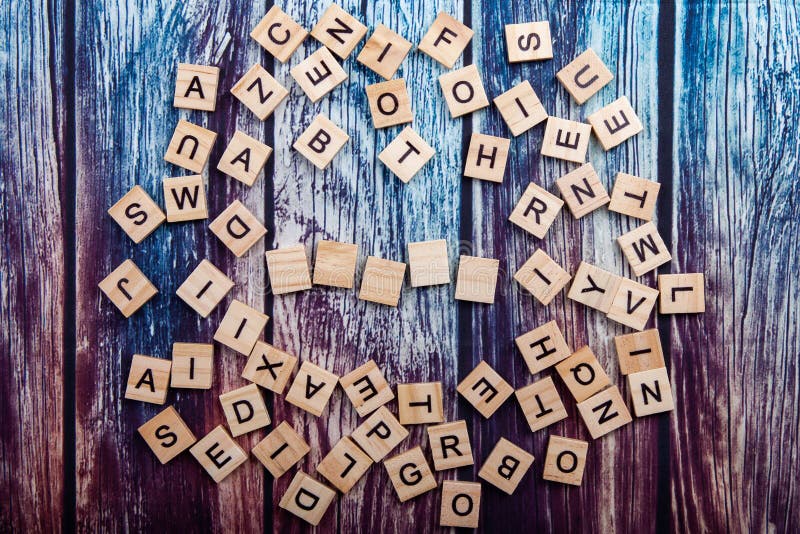 Wooden words template stock photo. Image of concept 171150868