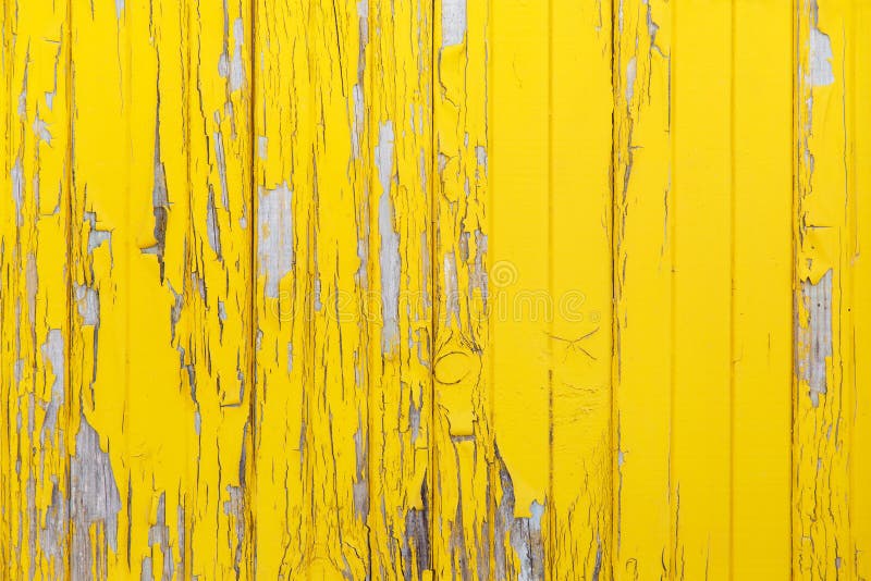 Wooden yellow background