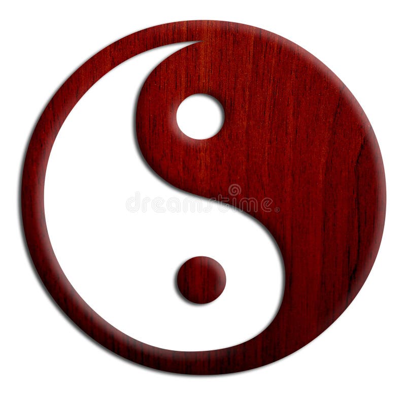 Wooden Yin and Yang