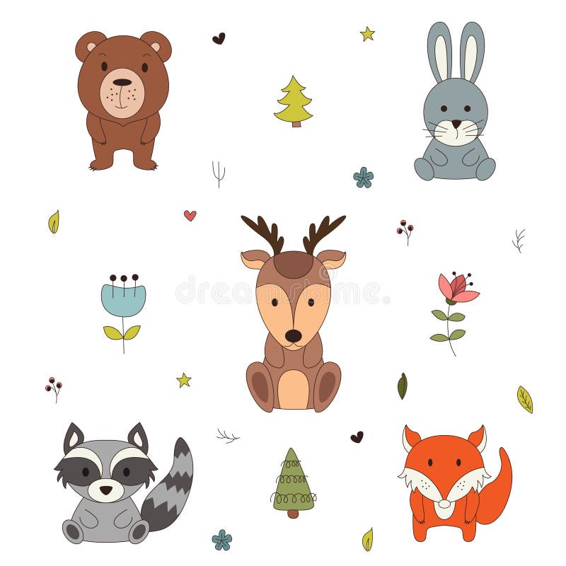 Funny Cat Tik and His Friend Dog Kik Stock Vector - Illustration of ...