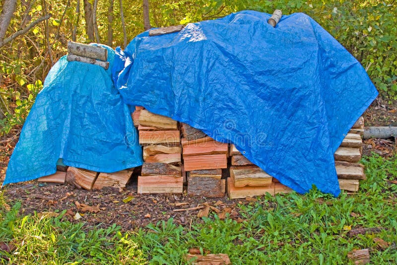 Woodpile stock photos