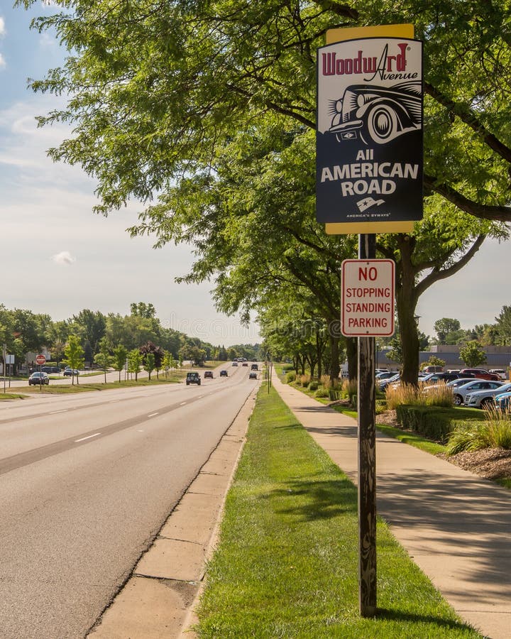 Image result for woodward ave street sign dream cruise