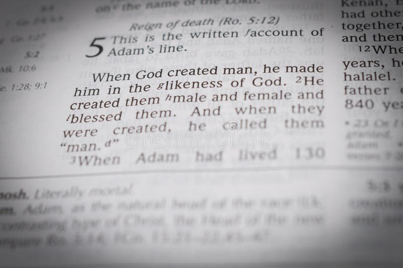 Genesis 5:1 When God created man, he made him in the likeness of God