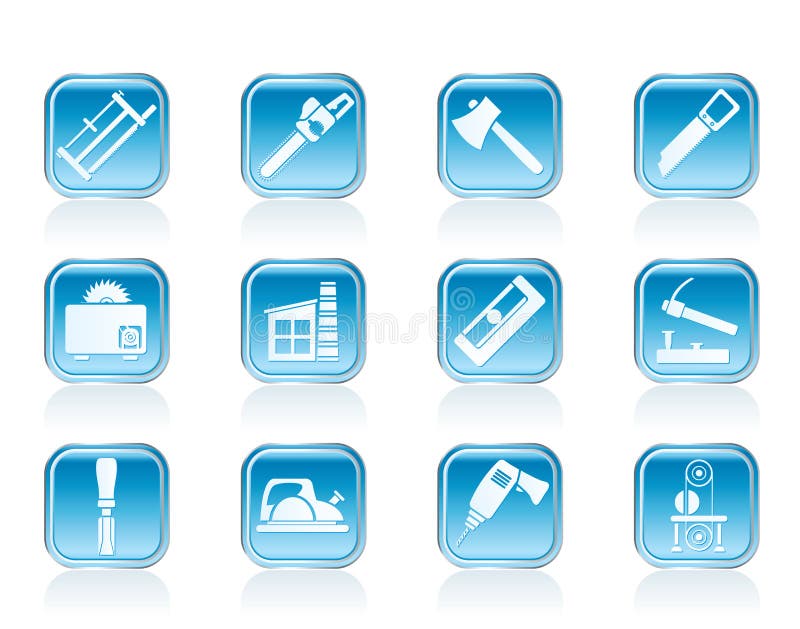 Download Woodworking Industry And Tools Icon Stock Vector Download Woodworking Industry And Tools Icon Stock Vector