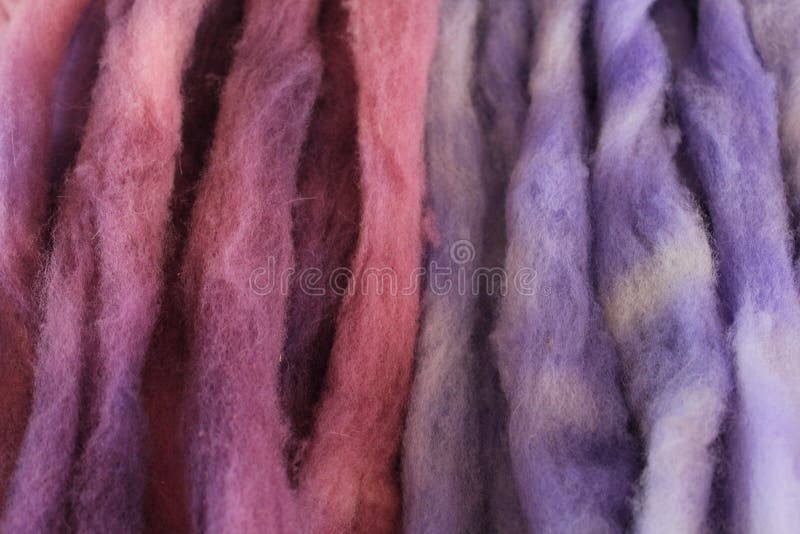 Wool roving stock photo. Image of felt, felted, dyed 86335318