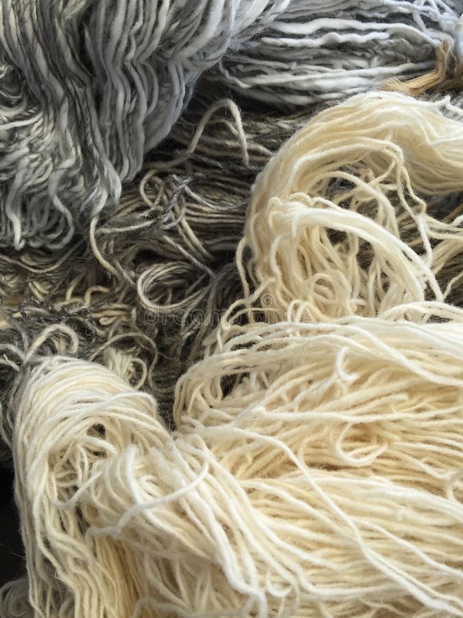 Wool yarn hank stock image. Image of weaving, hand, yarn 152214261