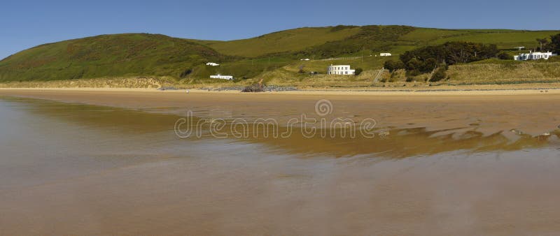 Woolacombe royalty free stock photo