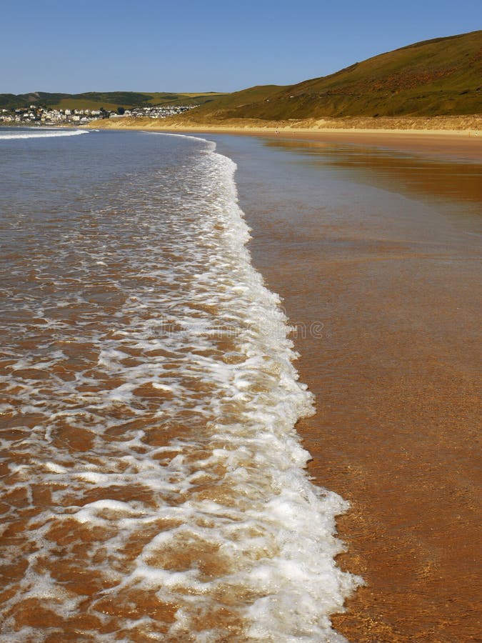 Woolacombe royalty free stock photo