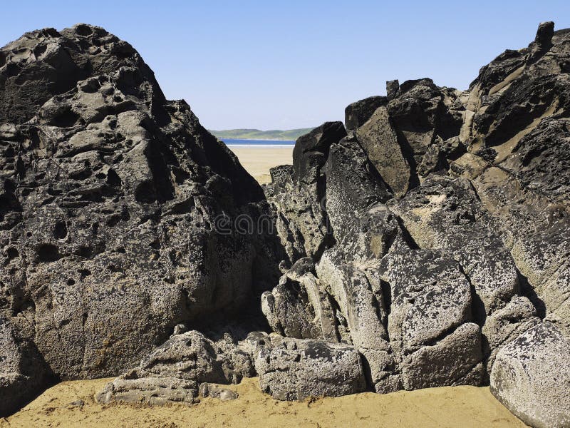 Woolacombe stock photo