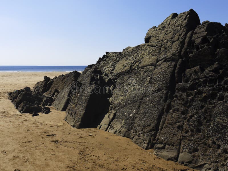 Woolacombe royalty free stock photo