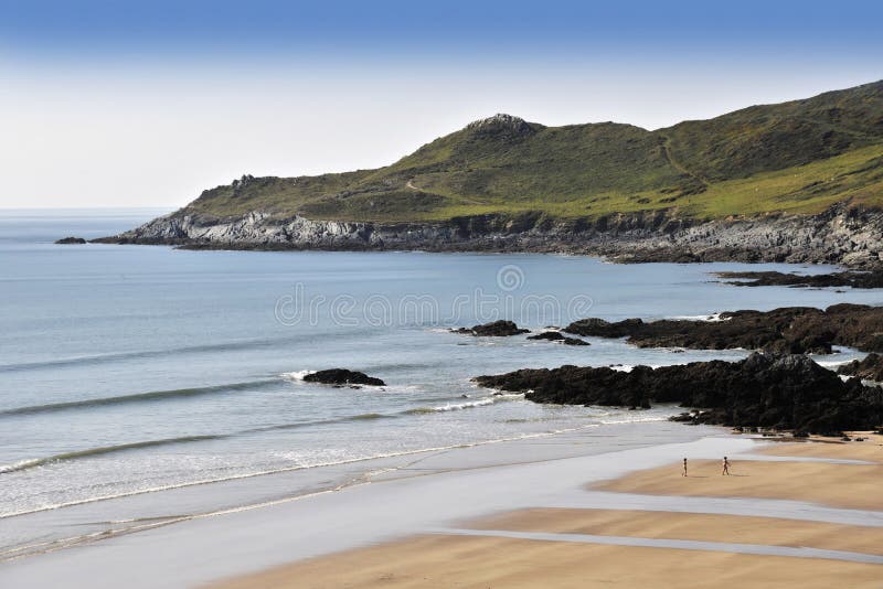 Woolacombe stock photography