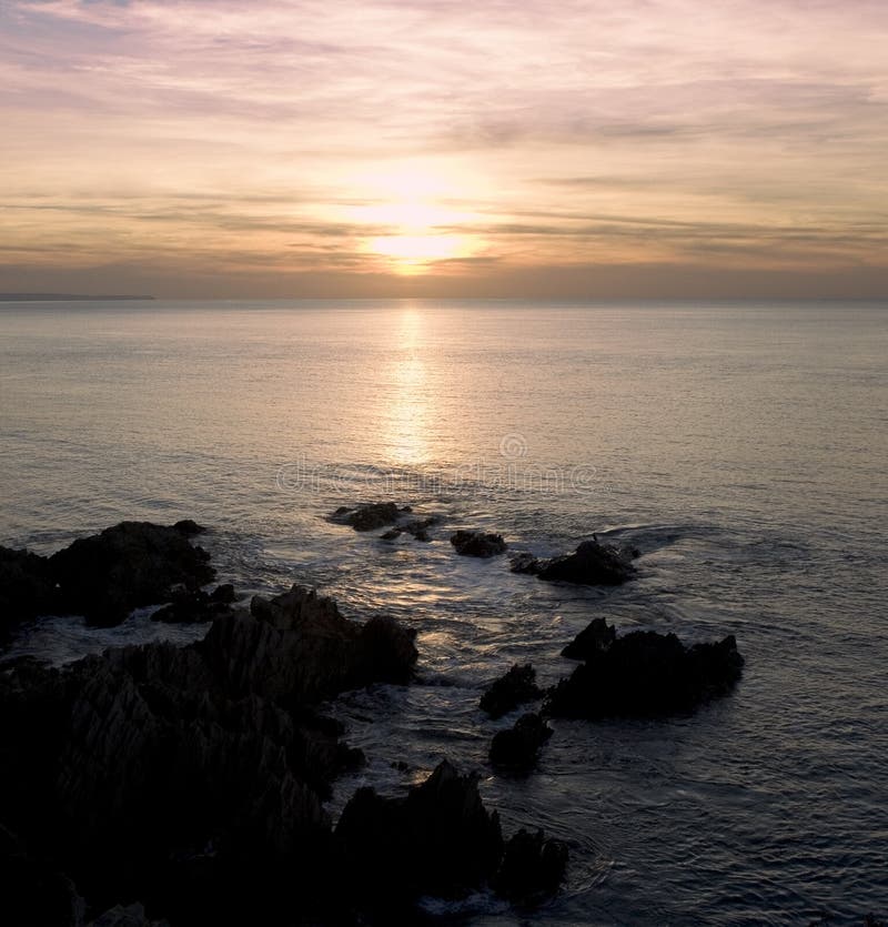 Woolacombe beach royalty free stock image