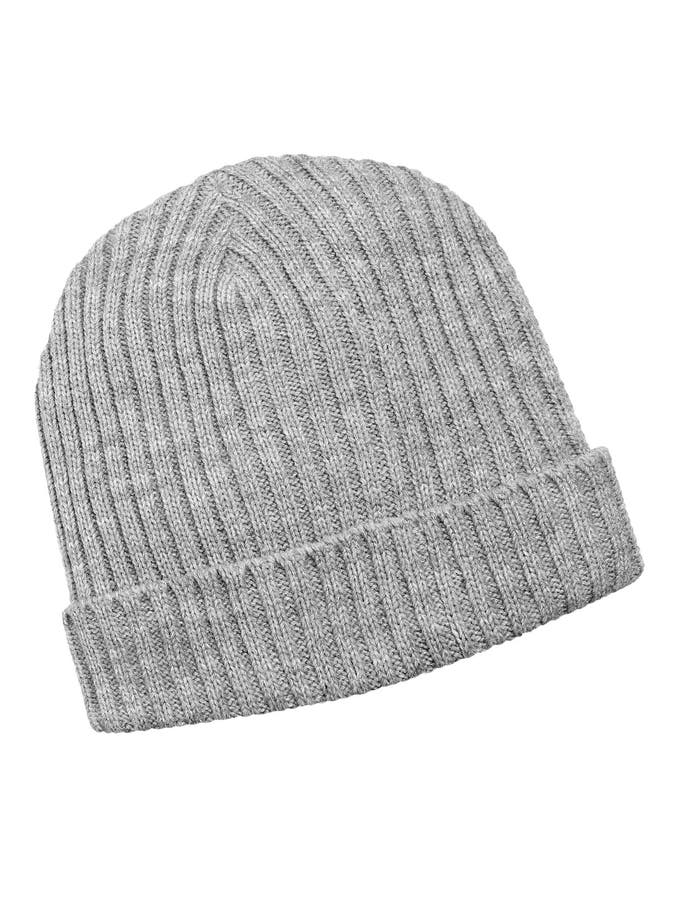 Woolen cap isolated - gray stock photo. Image of yarn - 83582936