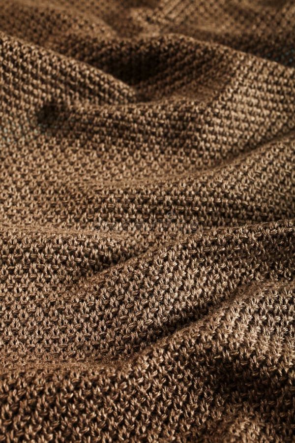 Woolen fabric brown stock photo. Image of cloth, woven 27562648