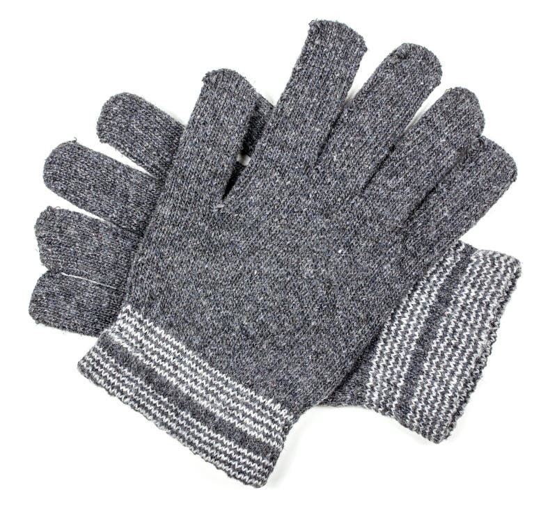 Woolen gloves isolated stock image. Image of little 136070881