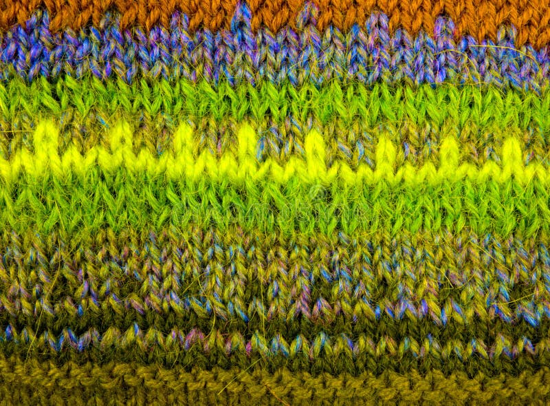 Woolen texture from the threads of many colors.