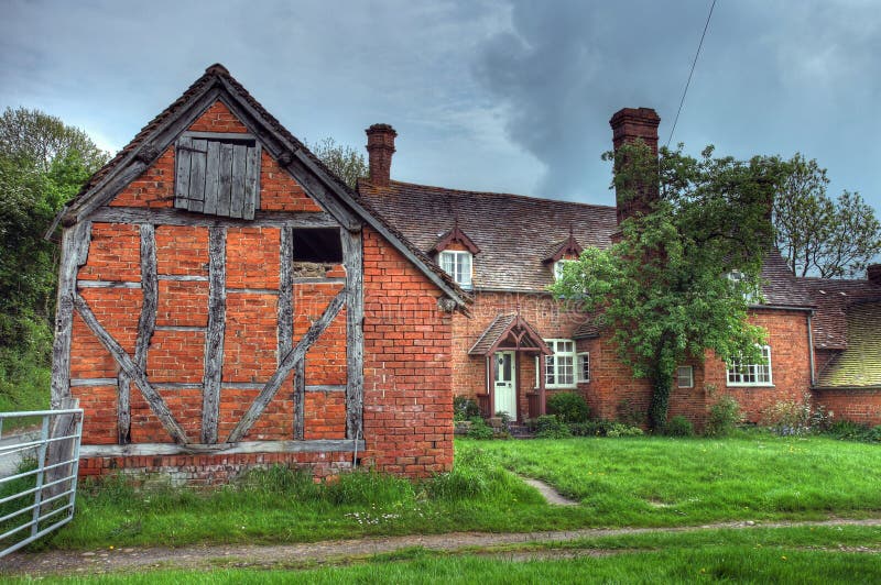 Worcestershire farmhouse stock image. Image of united 35407087