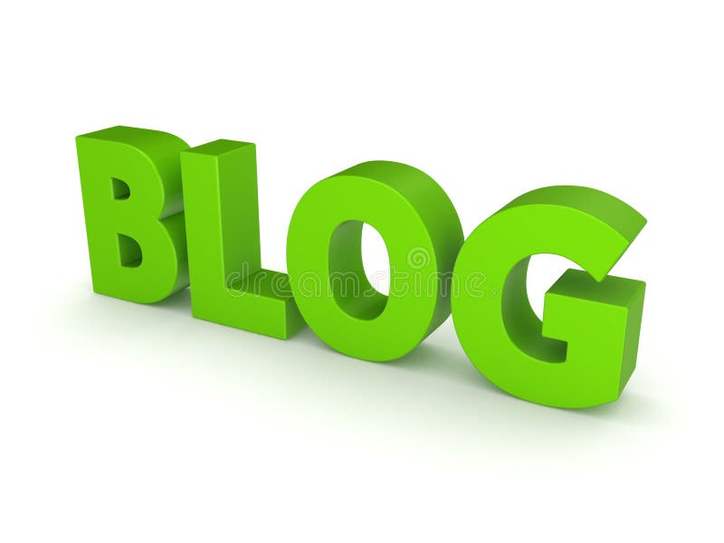 Word BLOG. stock image