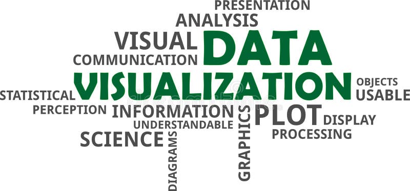 Word cloud - data visualization vector illustration