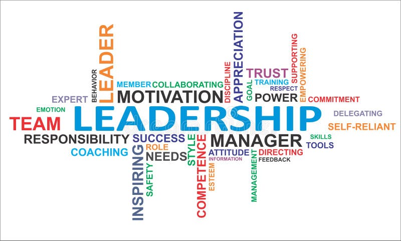 Leadership Elements or Qualities Stock Illustration - Illustration of