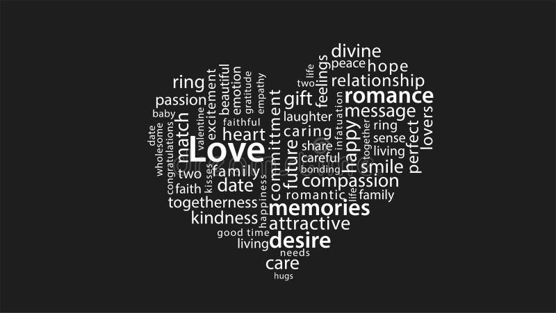 02 Word Cloud Love Passion Heart Gratitude valentine day