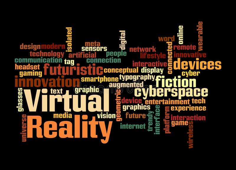 Word Cloud Virtual Reality Stock Illustrations 186 Word Cloud Virtual