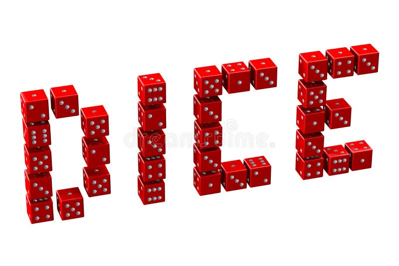 Word dobbelt geschreven dobbelt vector illustratie Word dobbelt geschreven dobbelt vector illustratie