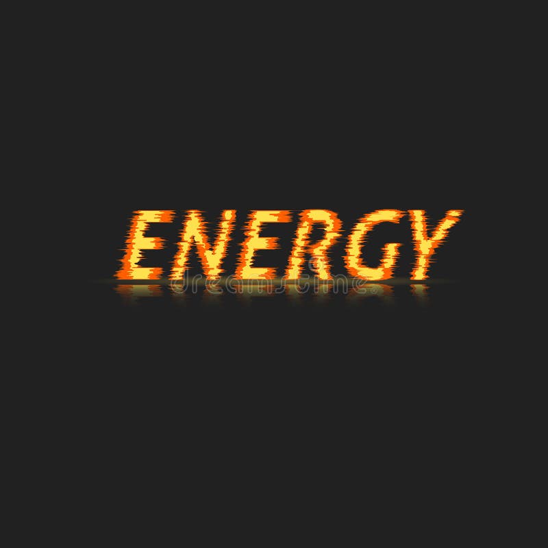 Energy word stock illustration. Illustration of rendered 12531389