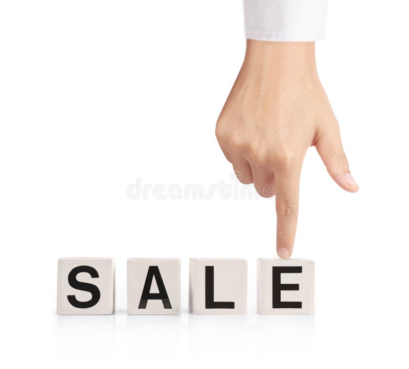 Word forming a box in hand stock photos