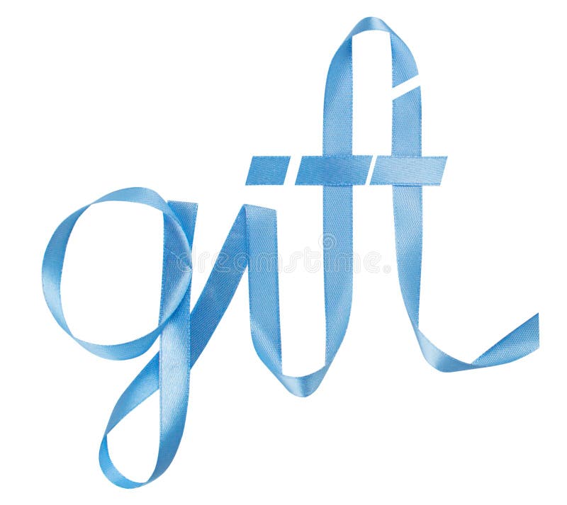 Word Blue Written Letters with Blueberries on White Wooden Board Stock