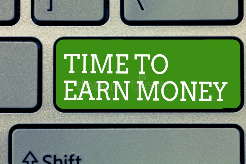 Word het schrijven teksttijd om Geld te verdienen Het bedrijfsconcept voor Get Betaald voor Gedaane het Werk investeert in Zaken stock afbeeldingen Word het schrijven teksttijd om Geld te verdienen Het bedrijfsconcept voor Get Betaald voor Gedaane het Werk investeert in Zaken stock afbeeldingen