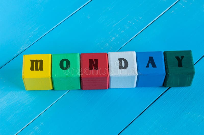 the-word-monday-written-in-child-s-color-wooden-stock-photo-image-of-piece-sign-58336592