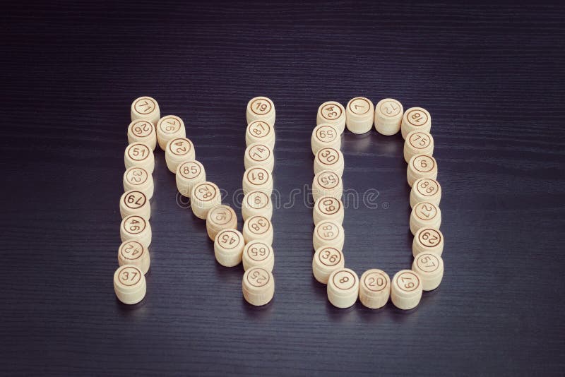 Word NO from Wooden Barrels. Black Wooden Table. Stock Photo Image of russian, barrels 118151600