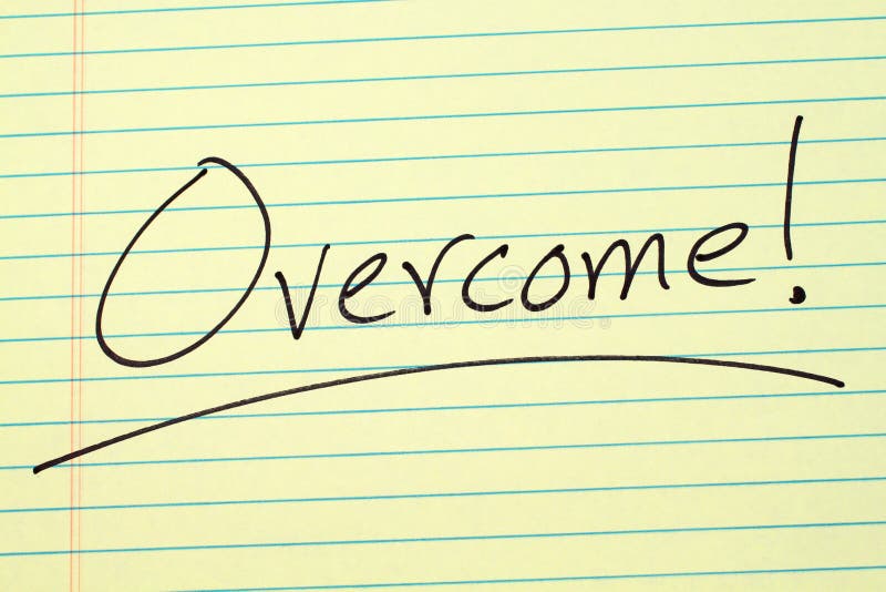 Overcome! On A Yellow Legal Pad