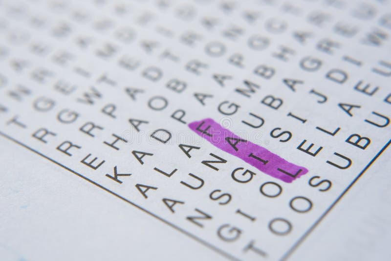 Word Puzzle Brain Teaser Word Fail In Circle Stock Image Image Of Game Background 104124661