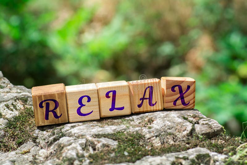 Word Relax on beach stock photo. Image of background, concept - 9360664