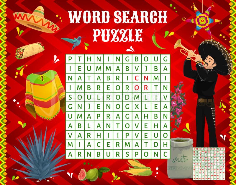 Word Search Puzzle Game Halloween Fast Food Mages Stock Illustration -  Download Image Now - Activity, Alphabet, Cake - iStock