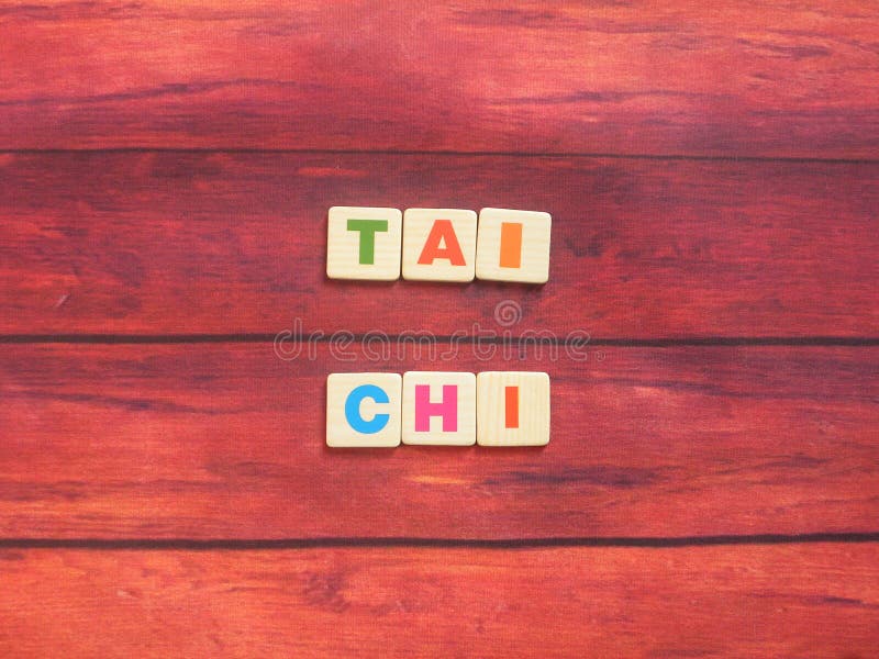 Word Tai Chi lizenzfreie stockfotos Word Tai Chi lizenzfreie stockfotos