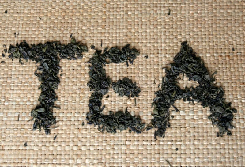 Word Tea Made From Green Tea Picture. Image 5224247