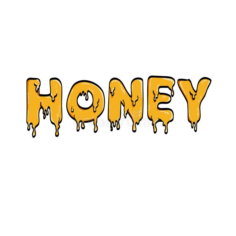 Ambigram Honey by Ana Hernández on Dribbble