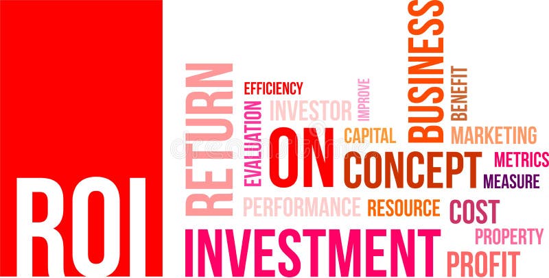 Woordwolk - ROI vector illustratie