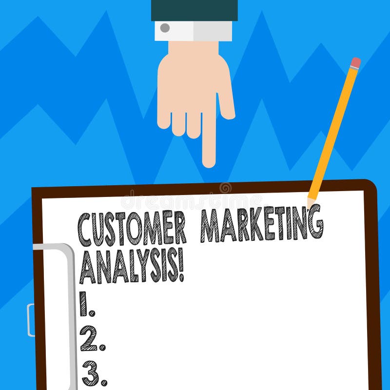 Word Writing Text Customer Marketing Analysis Business