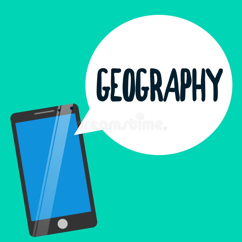 Word Writing Text Geography. Business Concept for Study of Physical