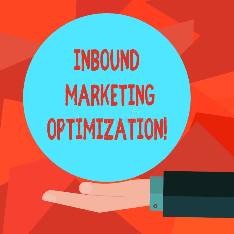 Word Writing Text Inbound Marketing Optimization. Business ...