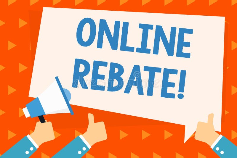 rebate-word-computer-laptop-screen-online-shopping-bargain-stock